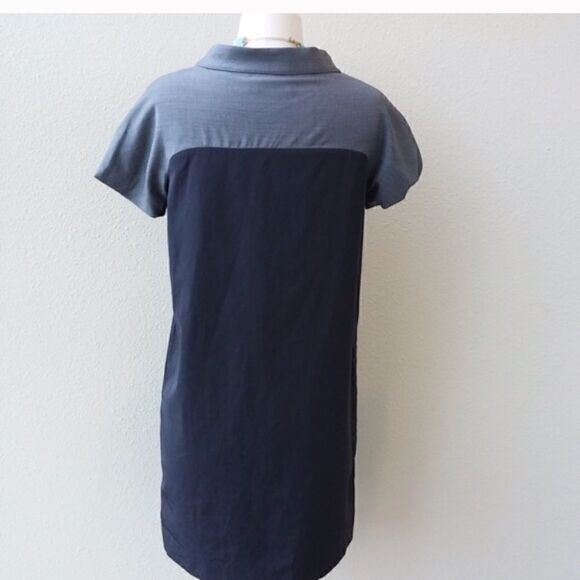 NEW Club Monoco Two-Tone Shift Dress Puff Sleeve 0 - Picture 4 of 6